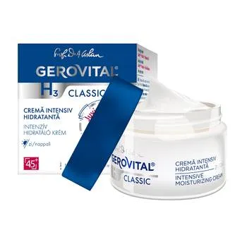 Crema de zi intens hidratanta H3 Classic, 50ml, Gerovital