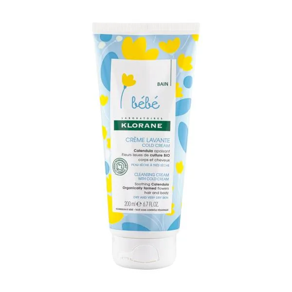 Klorane Bebe Crema curatare Coldcream 200ml
