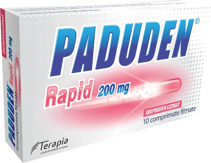 Paduden Rapid 200mg x 10 comprimate