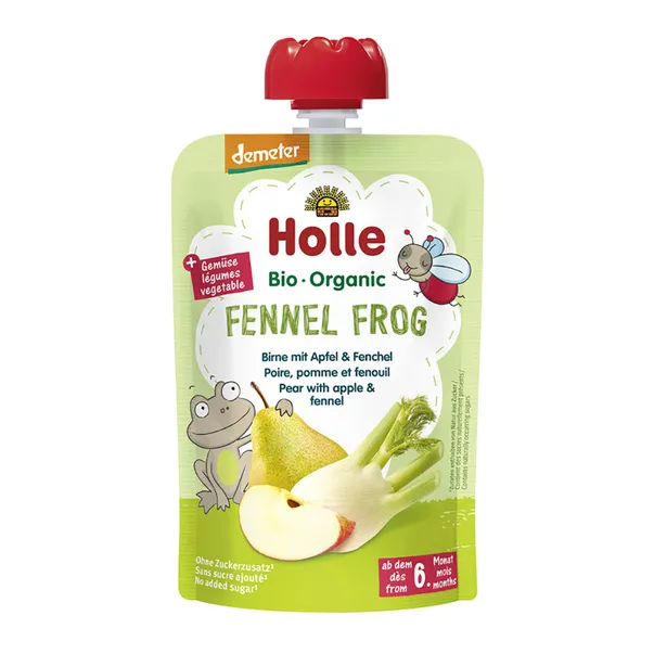 Holle Piure cu Mere,Pere si Fenicul +6luni x 100 grame
