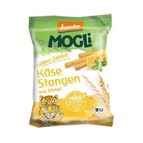MOGLI Sticks eco cu branza, 75g