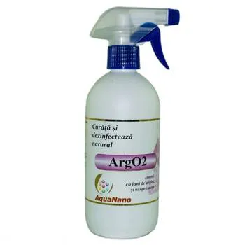 Solutie antibacteriana cu argint si oxigen activ ArgO2, 500ml, Aghoras