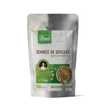 Pudra proteica din seminte de dovleac bio, 125g, Obio