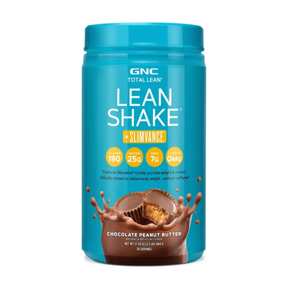 GNC TOTAL LEAN SHAKE + SLIMVANCE CHOCOLATE AND PEANUT BUTTER  1060G