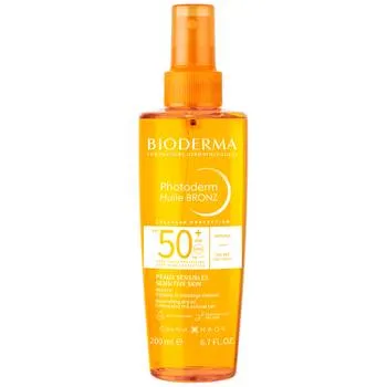 Ulei bronzant SPF 50+ Photoderm Bronz, 200ml, Bioderma