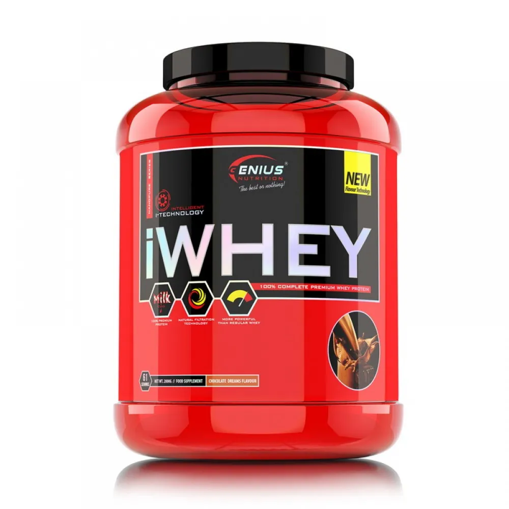 iWhey cu aroma de ciocolata (900 grame), Genius Nutrition