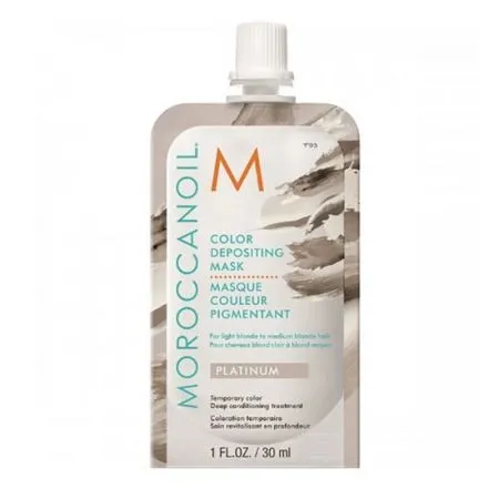 Masca de par nuantatoare Platinum, 30 ml, Moroccanoil