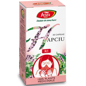 Hapciu raceala si gripa, R3, 30 capsule, Fares