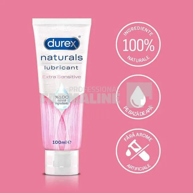 Durex Naturals Extra Sensitive Lubrifiant 100 ml