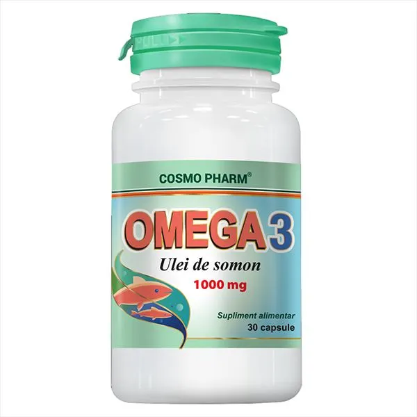 Omega 3 Ulei de somon 1000 mg 30 capsule