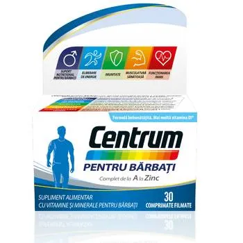 Centrum pentru barbati de la A la Zinc, 30 comprimate, GSK