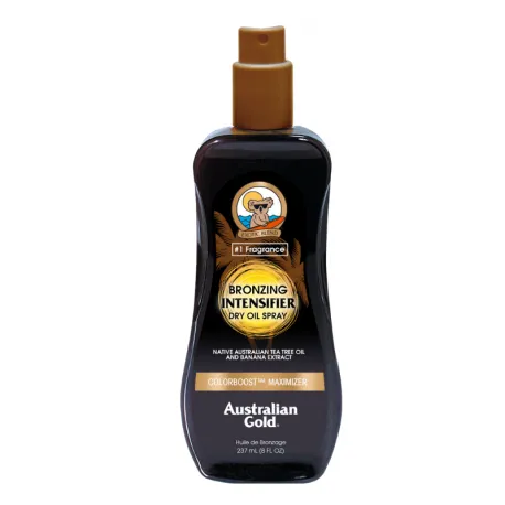 Australian Gold Ulei Uscat intensificator cu autobronzant, 237 ml