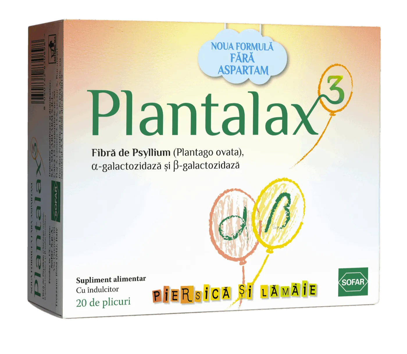 Plantalax 3 X 20 plicuri ( Sofar )