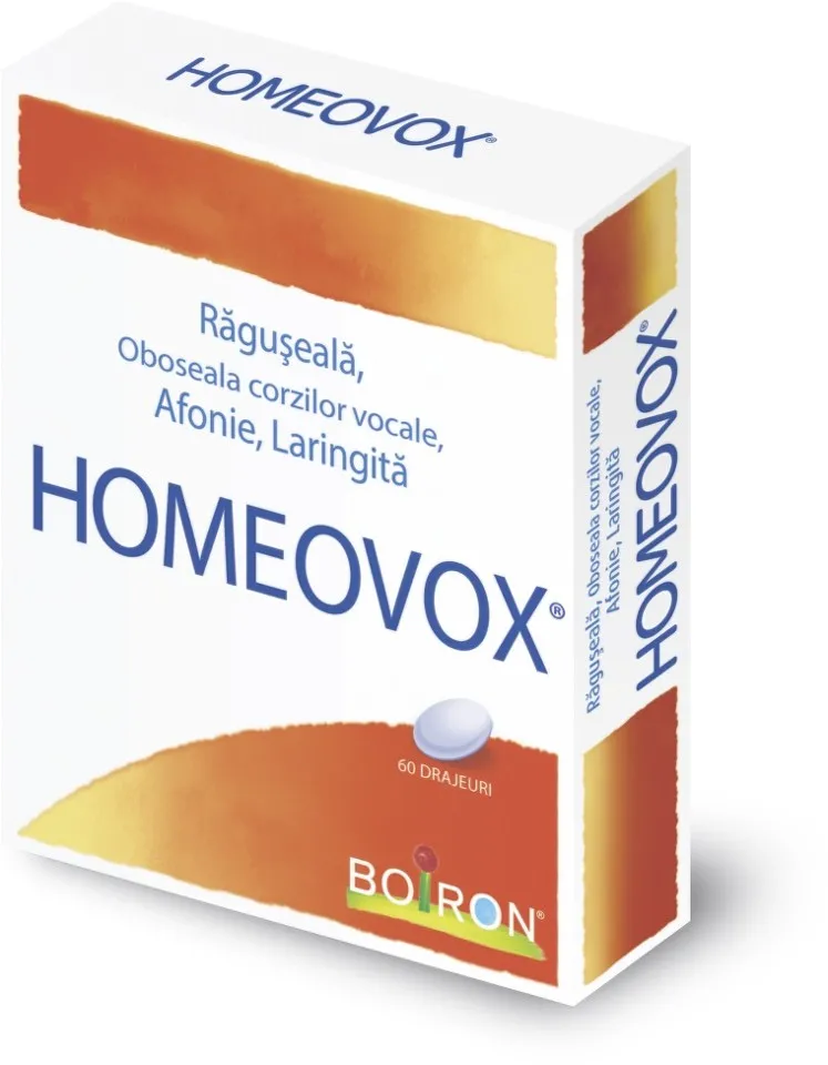 BOIRON HOMEOVOX 60 COMPRIMATE