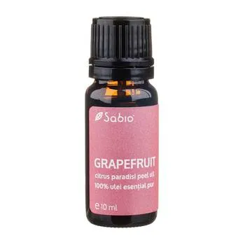 Ulei esential pur de grapefruit (citrus paradisi), 10ml, Sabio