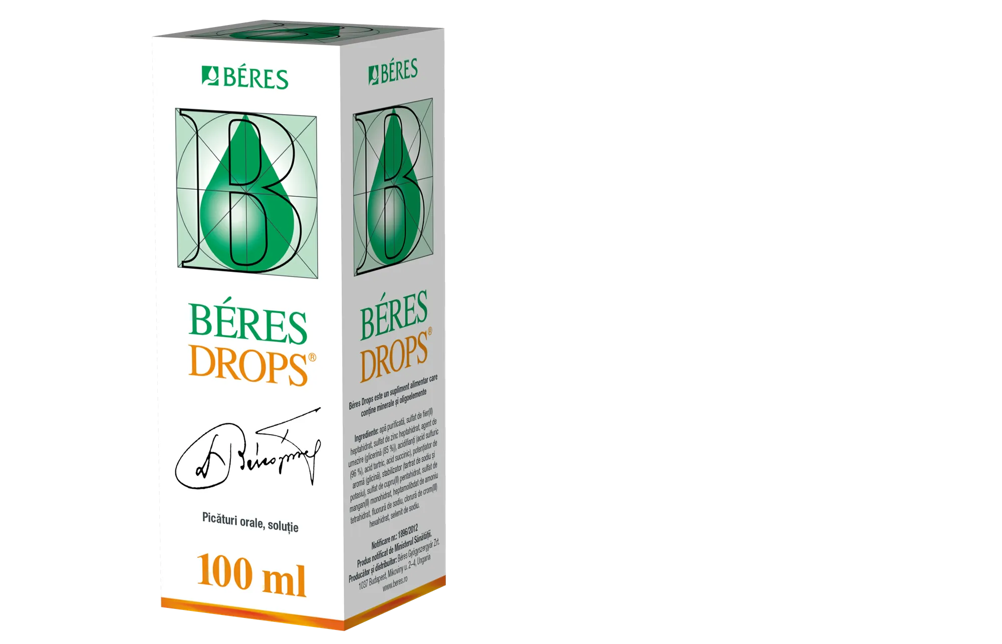 Beres Drops Plus, 100 ml, Beres Pharmaceuticals Co