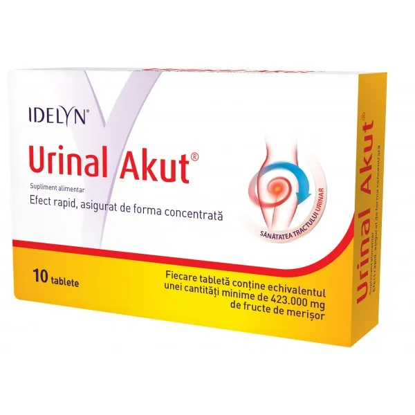 Urinal Akut Idelyn, 10 tablete, Walmark