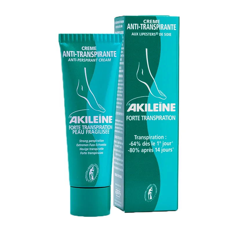 Akileine crema antiperspiranta activa x 50ml