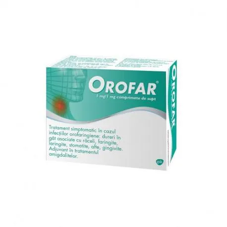 Orofar, 24 comprimate de supt
