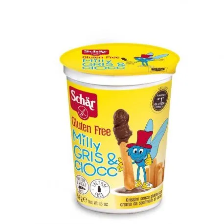 Schar Grisine fara gluten si crema de cacao Milly Gris & Ciocc x 52 grame