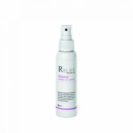 Spray intim cu zinc si pantenol Relizema, 100 ml, Relife