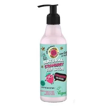 Lotiune de corp cu capsuni Strawberry Vacation, 250ml, Planeta Organica