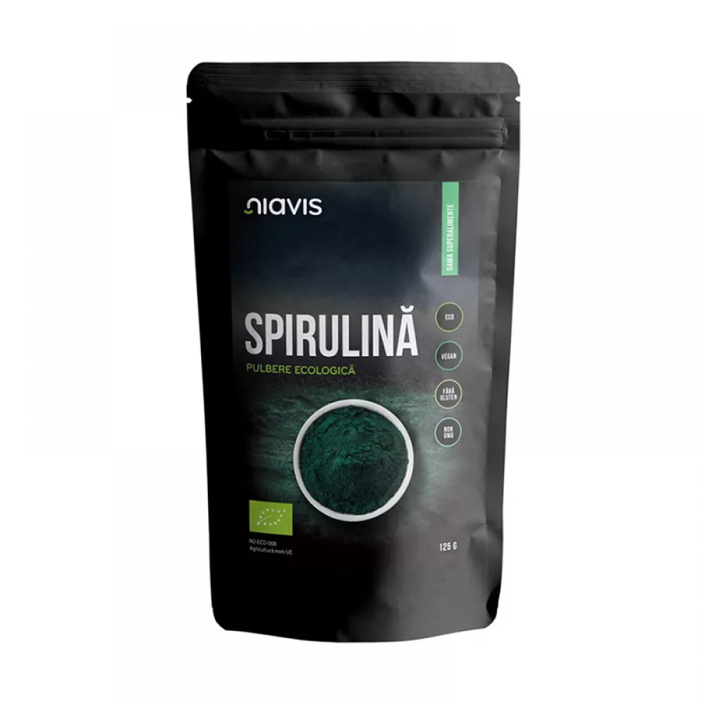 Spirulina Pulbere Organica Bio (125 grame)