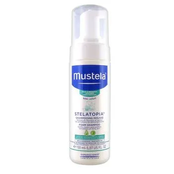 Sampon spuma pentru nou nascuti Stelatopia, 150ml, Mustela