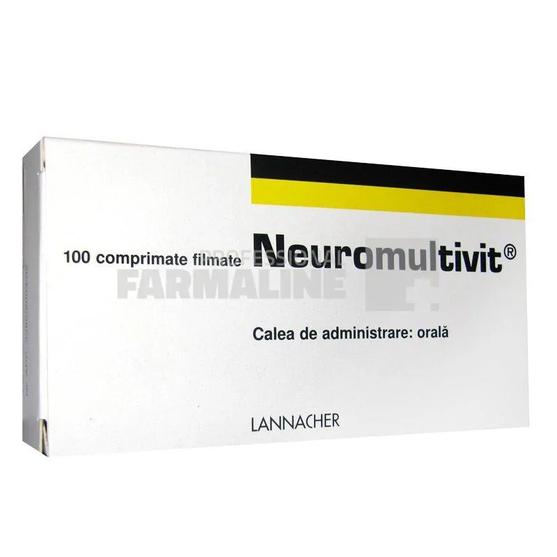 NEUROMULTIVIT x 100 COMPR. FILM. FARA CONCENTratie LANNACHER HEILMITTEL - GEROT LANNACH