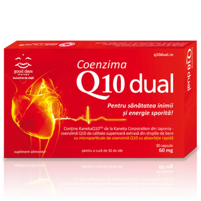 Coenzima Q10 Dual 60mg ,30 capsule (Damar)