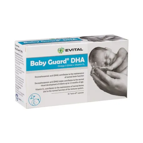 Evital Baby Guard DHA, 30 capsule, vitamine bebelusi