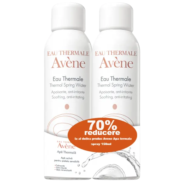 AVENE APA TERMALA 150ML OFERTA 1+70% GRATIS