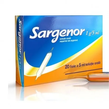 Sargenor 1g/5ml solutie buvabila, 20 fiole