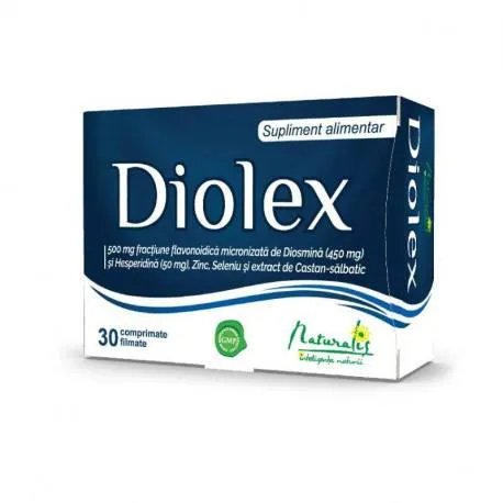 Naturalis Diolex, 30 comprimate filmate