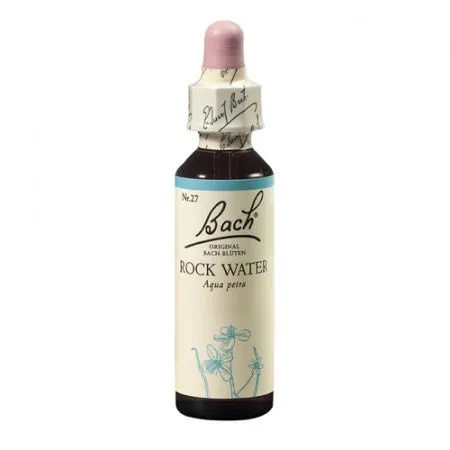Picaturi apa de izvor Rock Water Original Bach, 20 ml, Rescue Remedy
