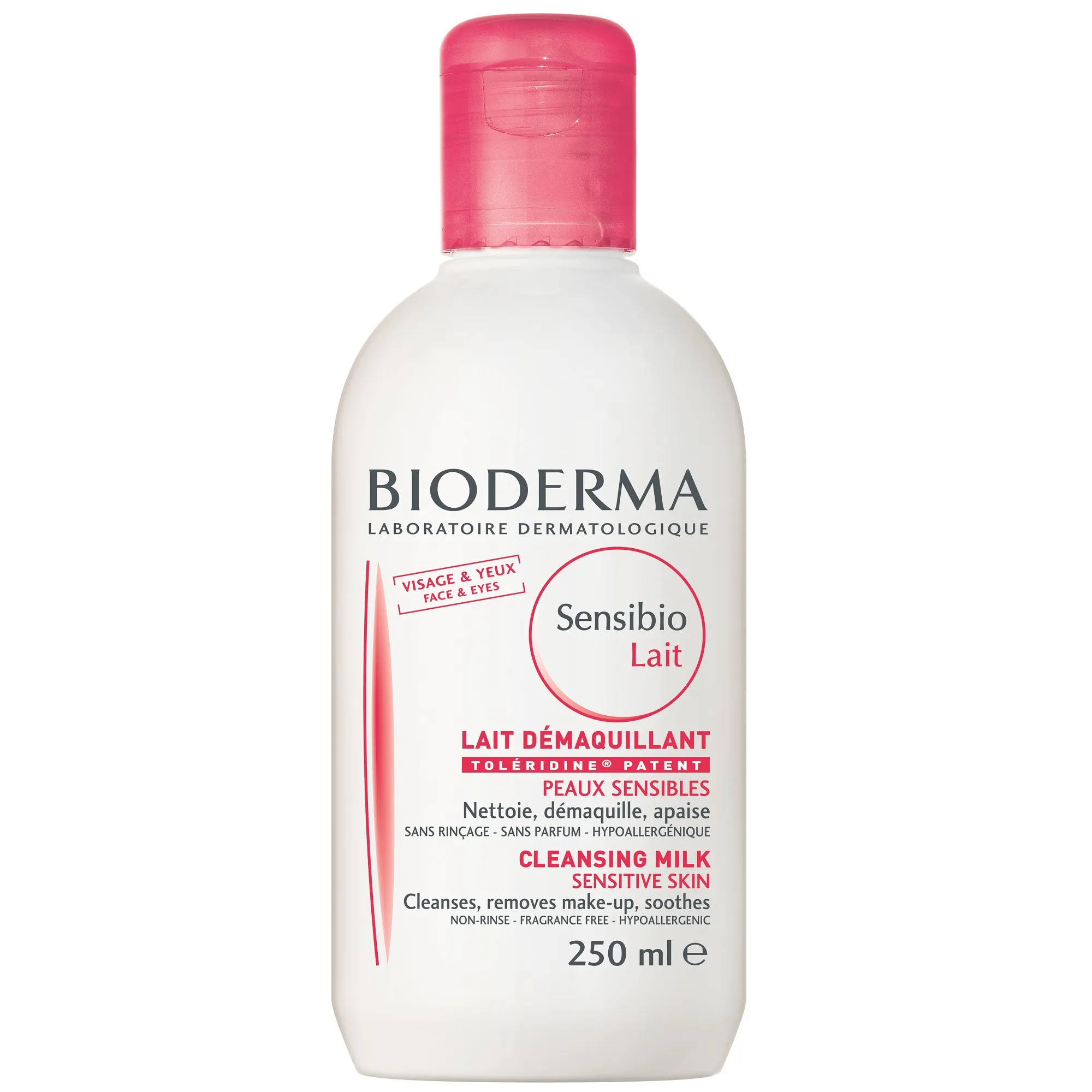 BIODERMA Lapte demachiant Sensibio, 250 ml