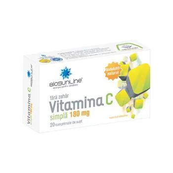 Vitamina C 180mg, 20 comprimate, BioSunLine