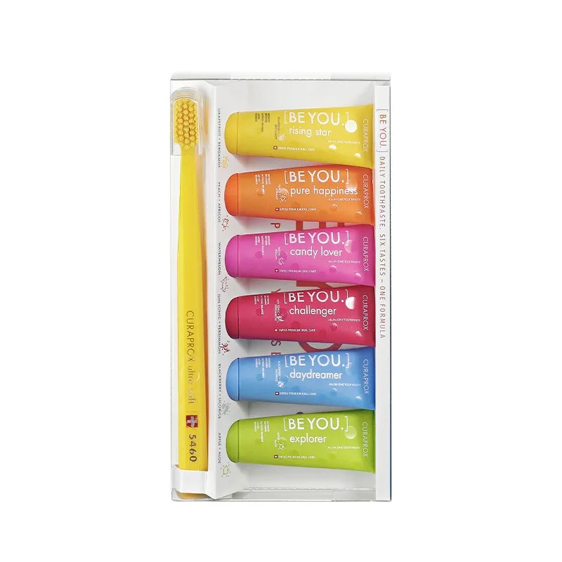 CURAPROX Pachet BE YOU (periuta+6 paste de dinti)