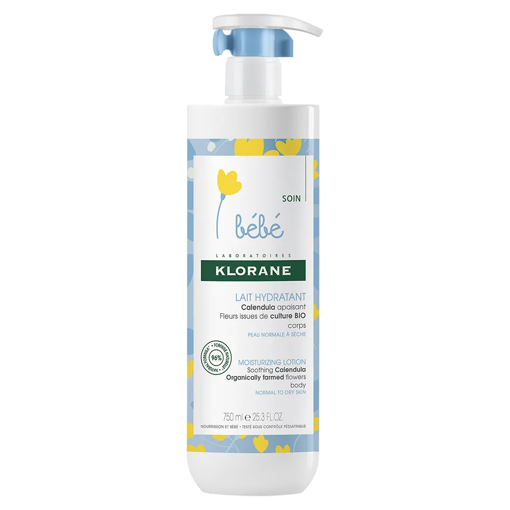 KLORANE Lapte hidratant de masaj pentru copii, 750 ml, Klorane Bebe