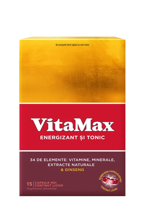Vitamax x 15 capsule moi, Perrigo