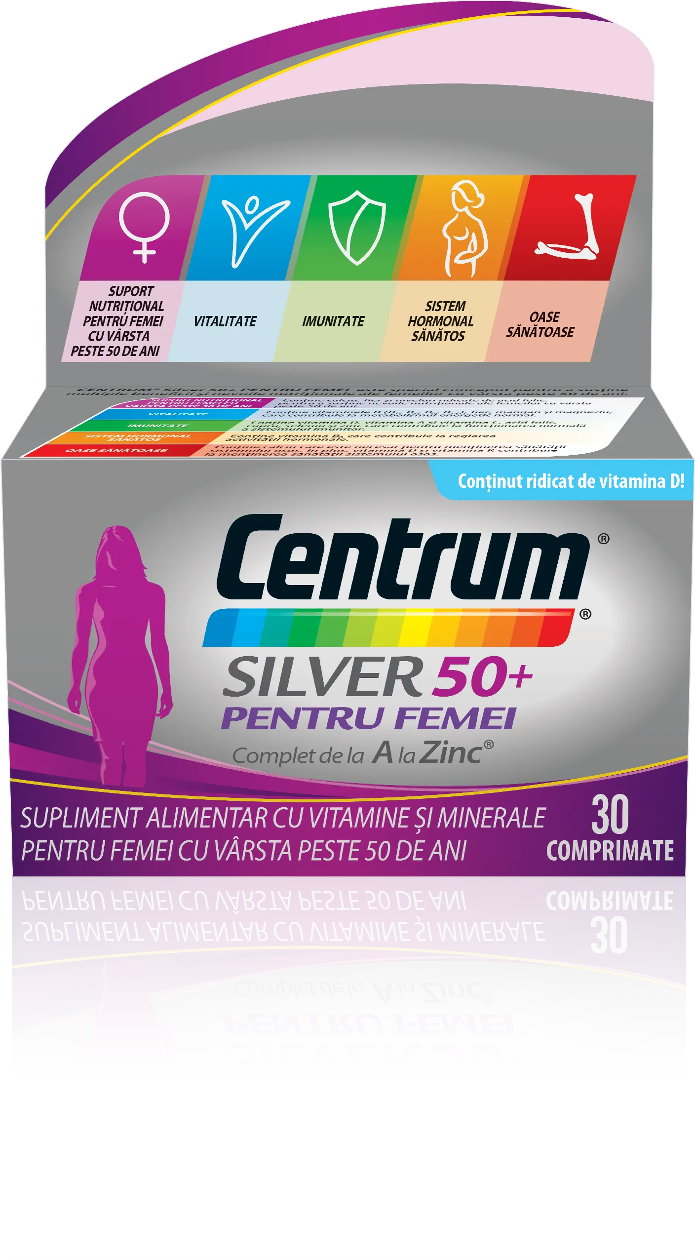 Centrum Silver 50+ pentru Femei 30 comprimate