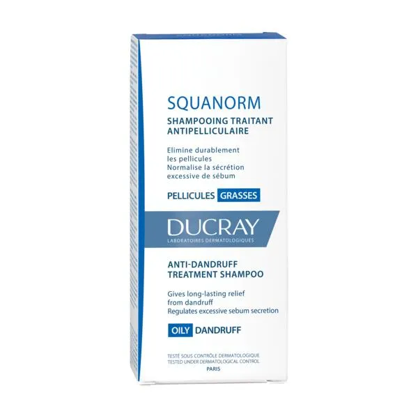Ducray Squanorm Sampon impotriva matretii grase 200 ml