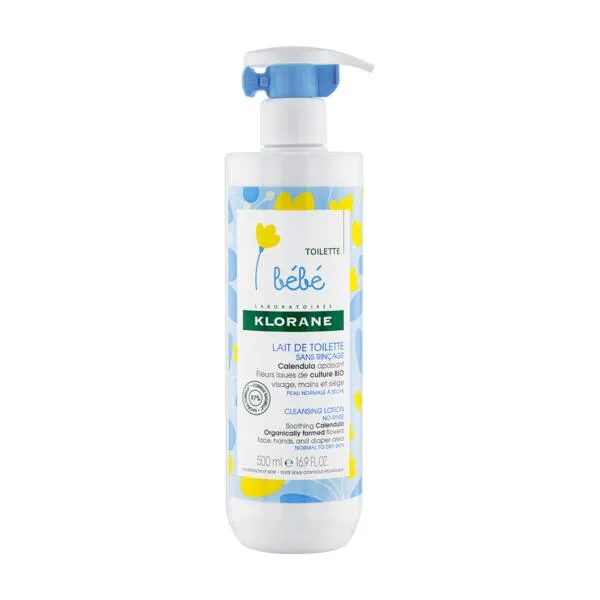 Klorane Bebe Lapte pentru curatare fara clatire 500ml