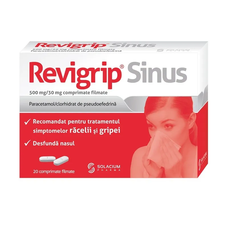 REVIGRIP SINUS 20 COMPRIMATE FILMATE