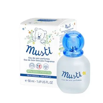 Apa parfumata de ingrijire Musti, 50ml, Mustela