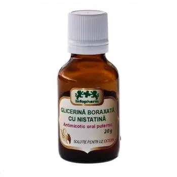 INFOFARM GLICERINA BORAXATA NISTATINA SI ANESTEZINA 20G