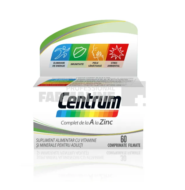 Centrum de la A la Zinc 60 comprimate