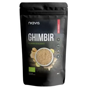 Ghimbir Pulbere ecologica, 60g, Niavis