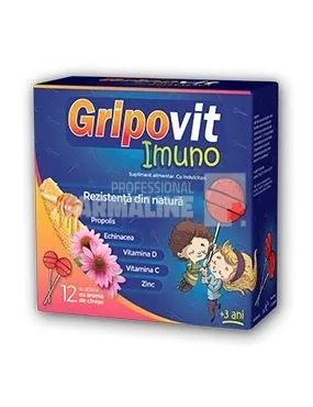 Gripovit Imuno Acadele cu aroma de Cirese 12 bucati