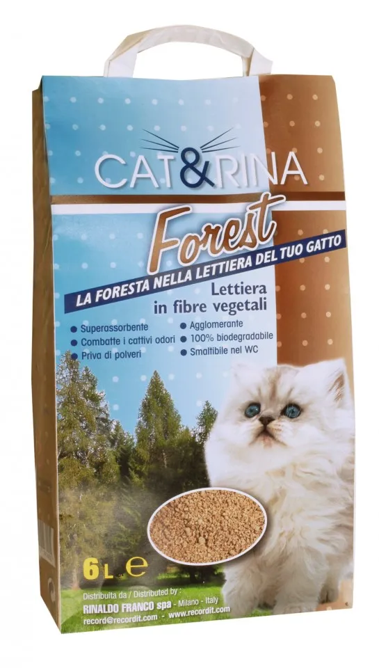 Asternut Igienic - Vegetal - Cat&Rina Forest - 6L